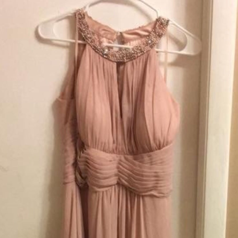 Baby pink prom/ formal dress